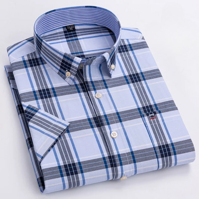 Peterson - Classic Cotton Shirt With Pattern