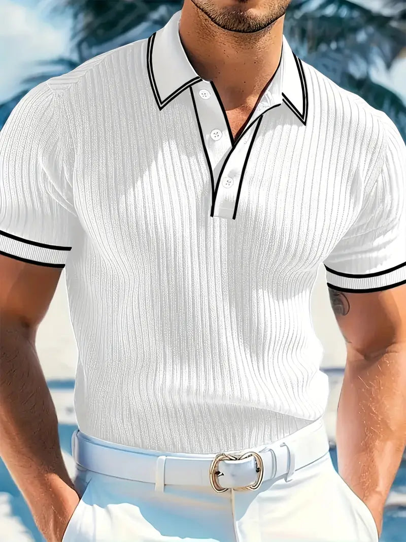 Maxwell Polo — Tailored Structure, Mediterranean Flair