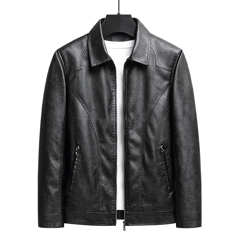 Classic Leather Biker Jacket