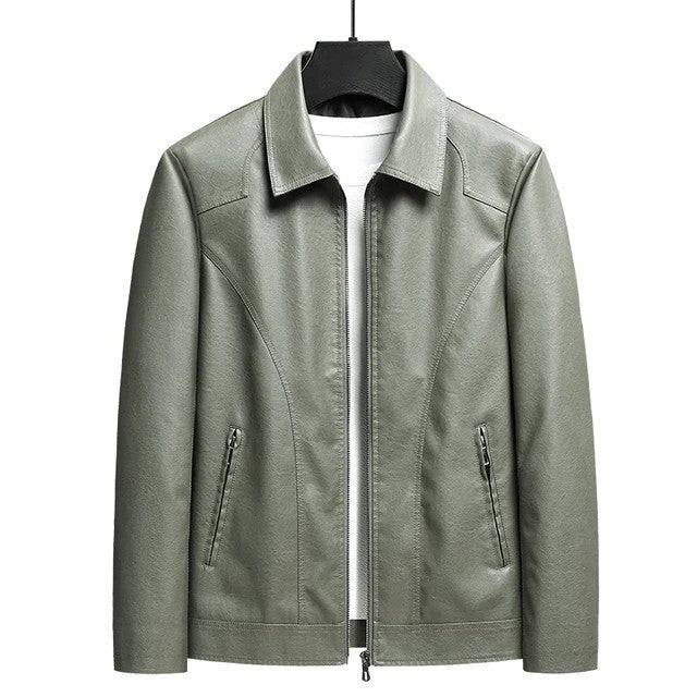 Classic Leather Biker Jacket