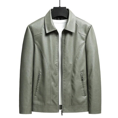 Classic Leather Biker Jacket