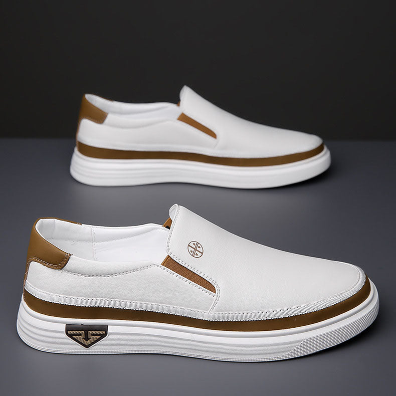 Brunetti's Leather Slip-Ons