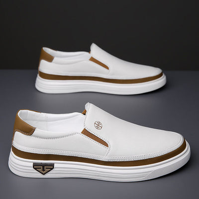 Brunetti's Leather Slip-Ons