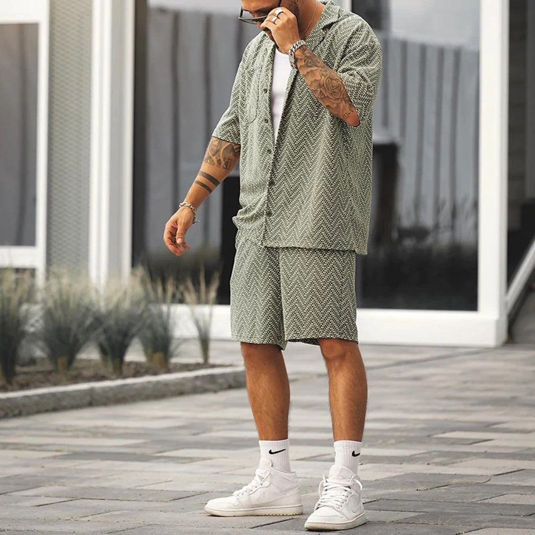 Men's Cotton Summer Outfit Set