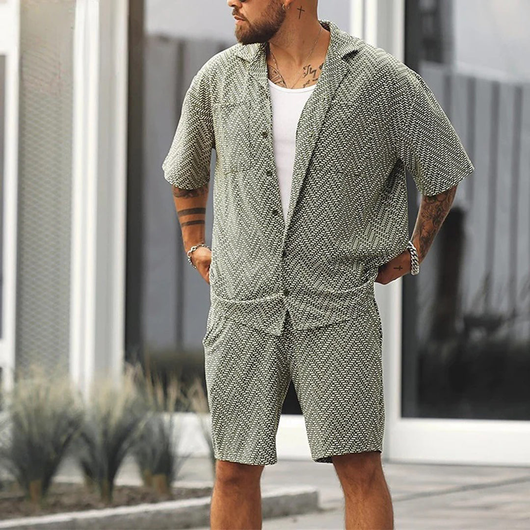 Men's Cotton Summer Outfit Set
