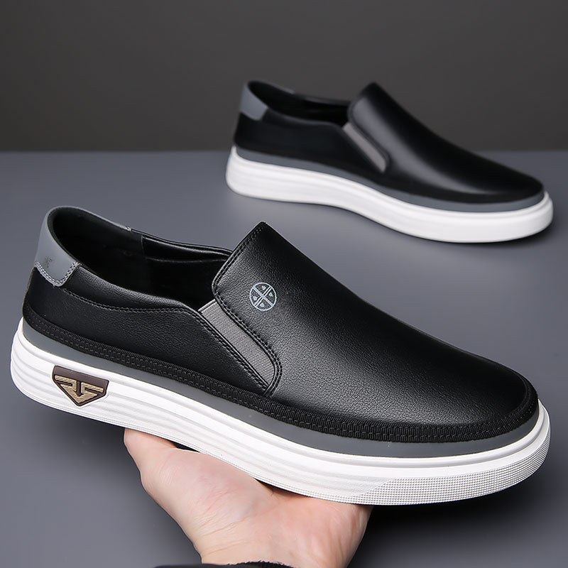 Brunetti's Leather Slip-Ons