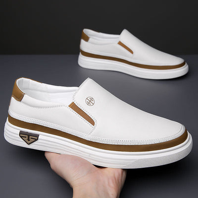 Brunetti's Leather Slip-Ons