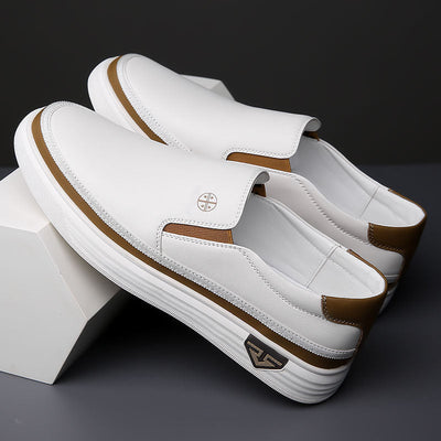 Brunetti's Leather Slip-Ons