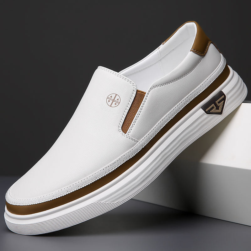 Brunetti's Leather Slip-Ons