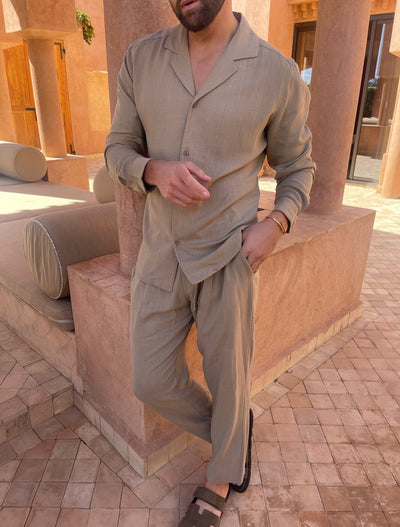 Men's Linen Lounge Set | Lightweight & Breathable