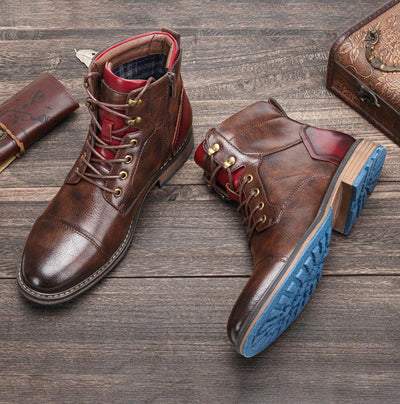 EDWARD - CLASSIC LEATHER OXFORD BOOTS
