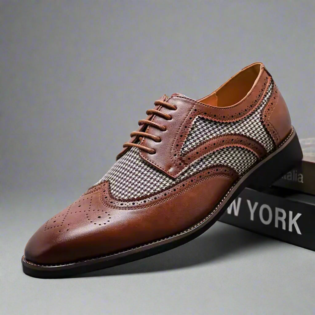 Houndstooth Brogues by Astoria