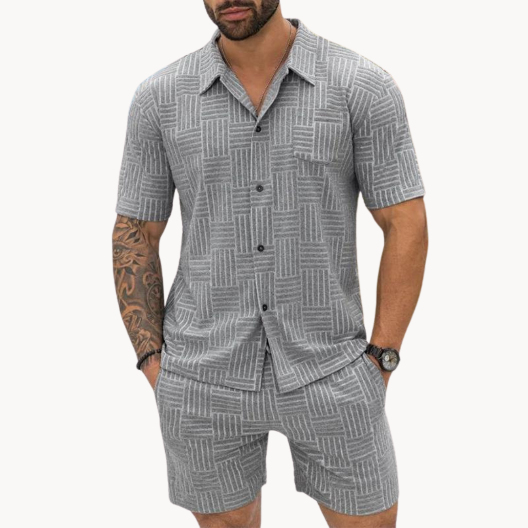 Men's Resort Shirt and Short Set