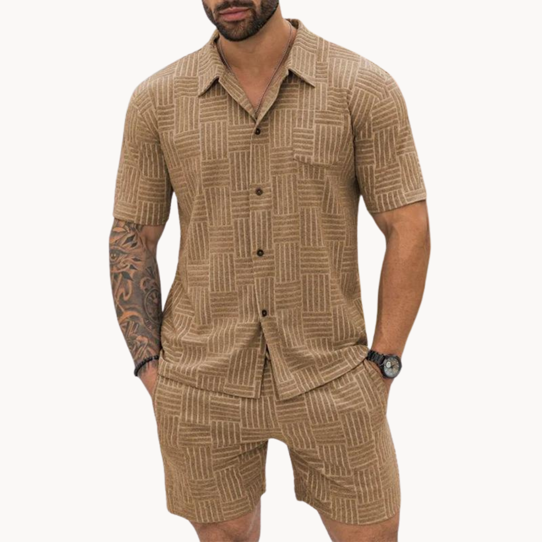 Men's Resort Shirt and Short Set