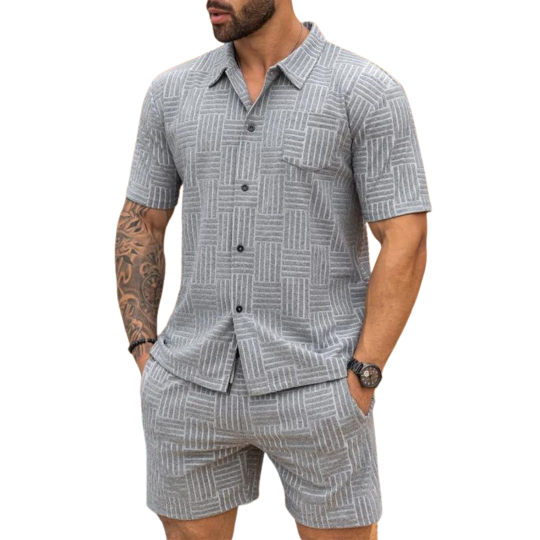 Men's Resort Shirt and Short Set