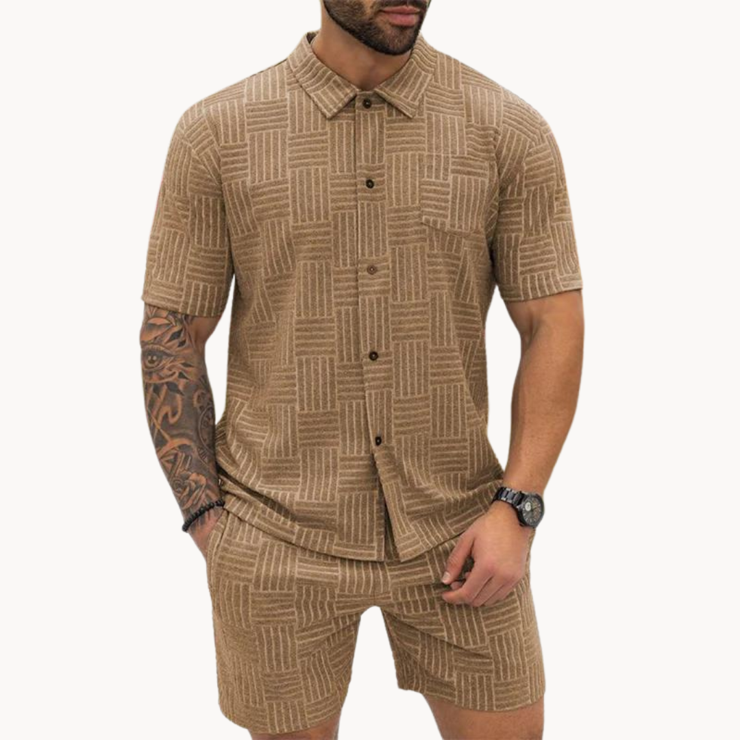 Men's Resort Shirt and Short Set