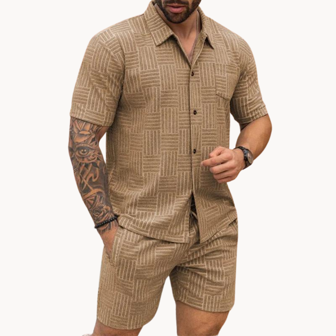 Men's Resort Shirt and Short Set