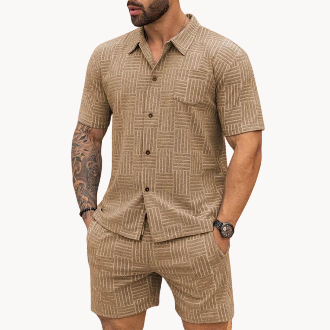 Men's Resort Shirt and Short Set