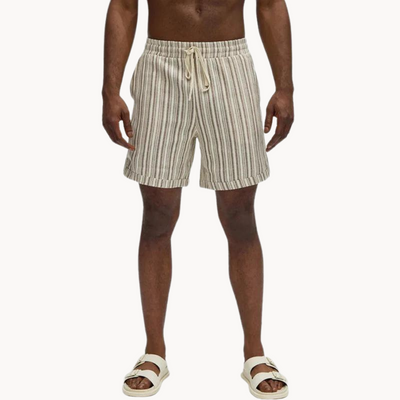 Men's Retro-Inspired Polo and Short Set