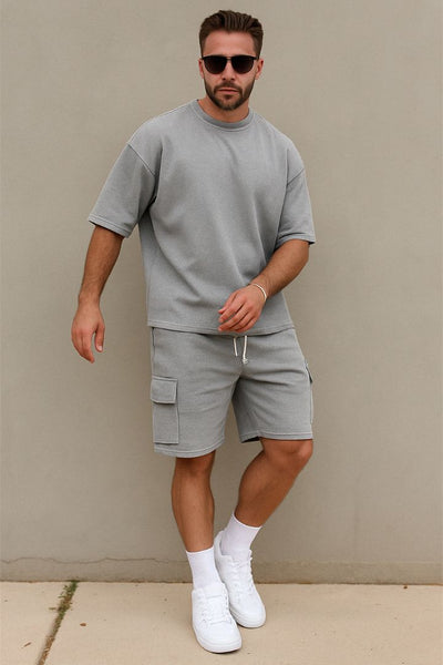 Men's Summer Set - Comfort Fit T-Shirt and Shorts