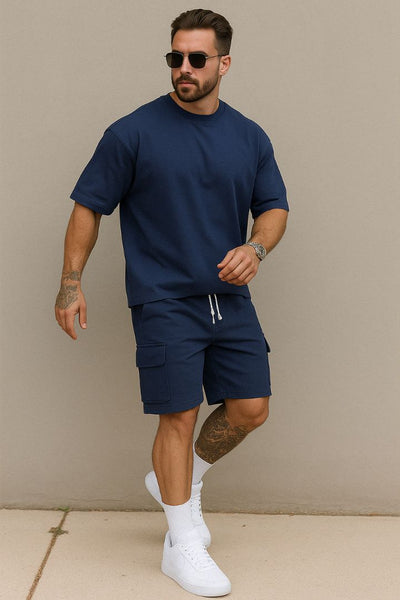 Men's Summer Set - Comfort Fit T-Shirt and Shorts
