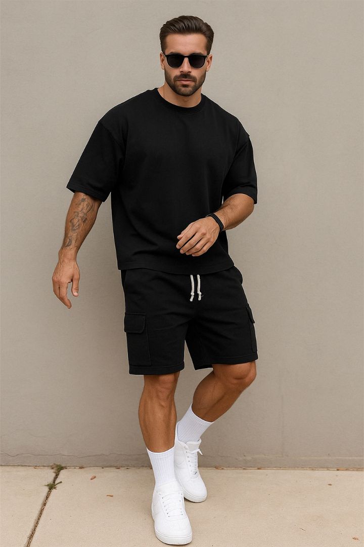 Men's Summer Set - Comfort Fit T-Shirt and Shorts