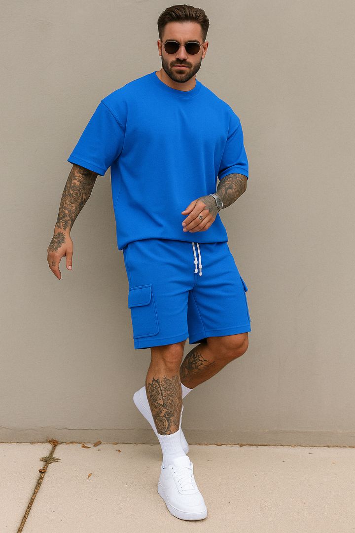 Men's Summer Set - Comfort Fit T-Shirt and Shorts