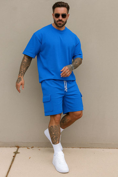 Men's Summer Set - Comfort Fit T-Shirt and Shorts