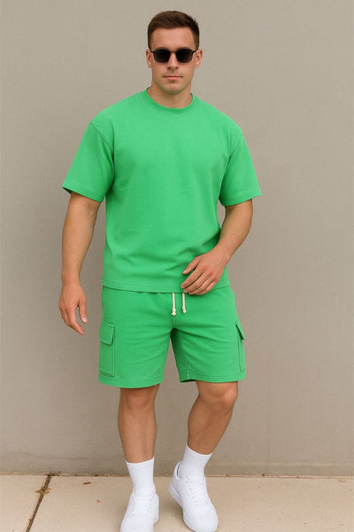 Men's Summer Set - Comfort Fit T-Shirt and Shorts