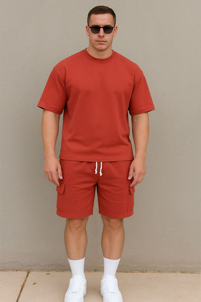 Men's Summer Set - Comfort Fit T-Shirt and Shorts