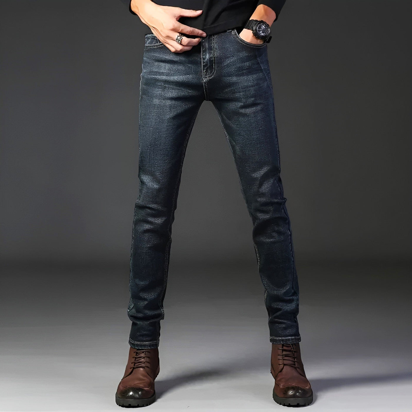 Rivet & Stitch Co. Washed Stone Denim