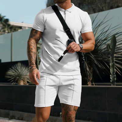 Men's Cotton Polo Outfit Set