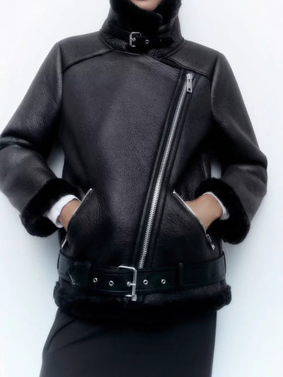 Solenn | Elegant Biker Jacket