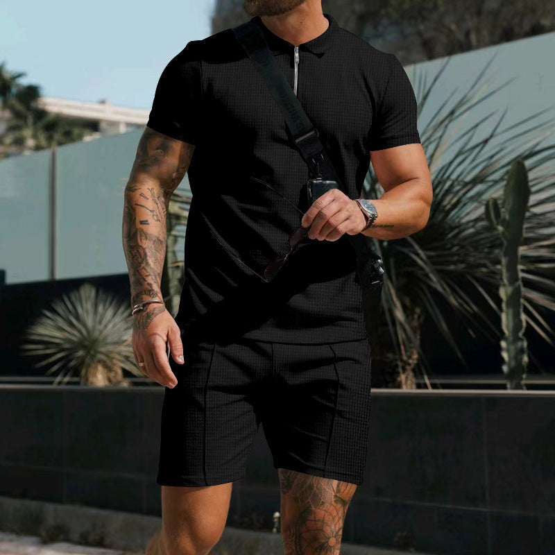 Men's Cotton Polo Outfit Set