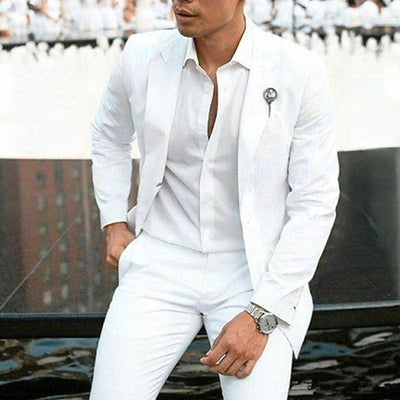 Men's Slim Fit Suit for Weddings and Groomsmen