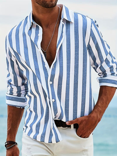 Brunetti's - Riviera Stripe Shirt