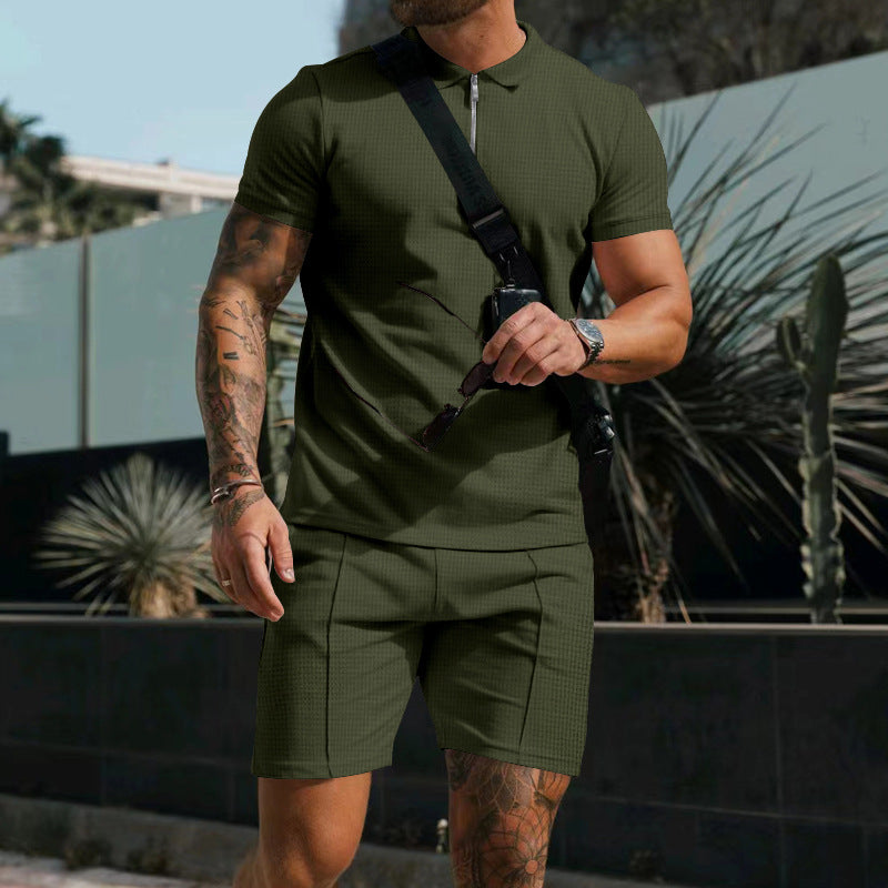 Men's Cotton Polo Outfit Set