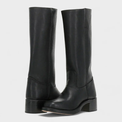 Classic Riding Boots with High Shaft