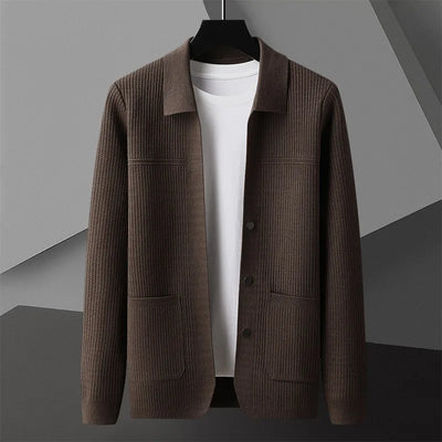 Morel Knit Sweater Cardigan