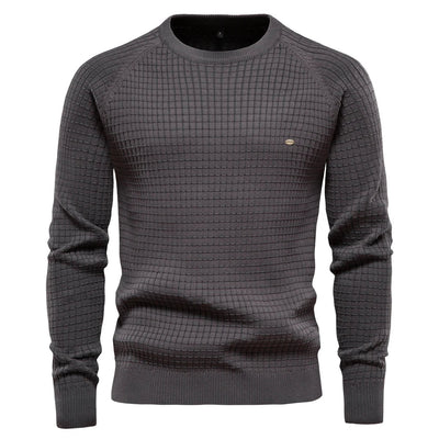 Harlow | Men's Jumper with Check Pattern