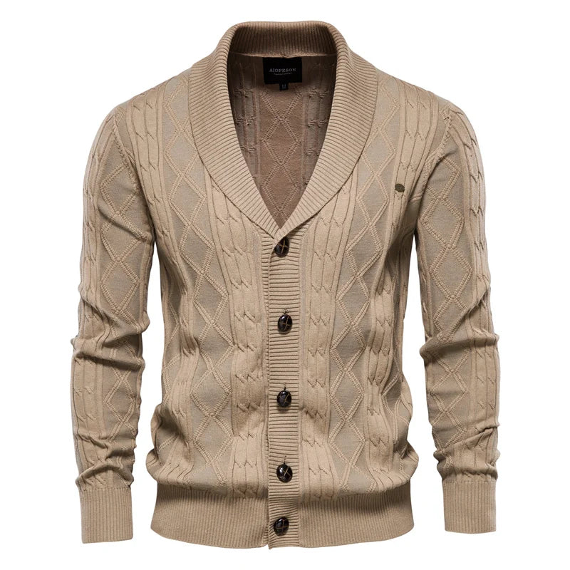 Harlow | Men's Cardigan with Button Closure