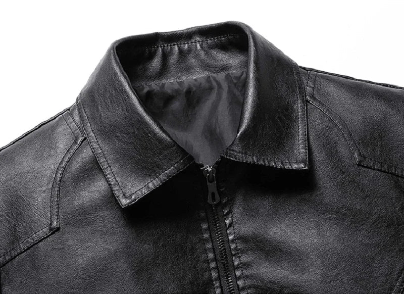 Classic Leather Biker Jacket