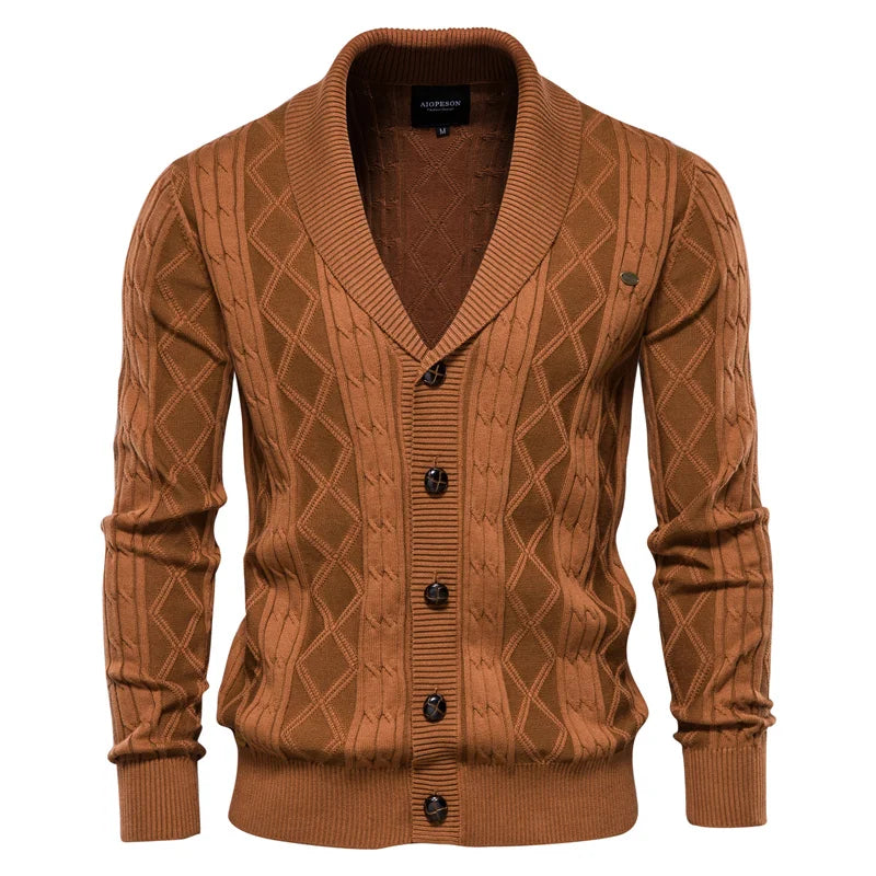 Harlow | Men's Cardigan with Button Closure