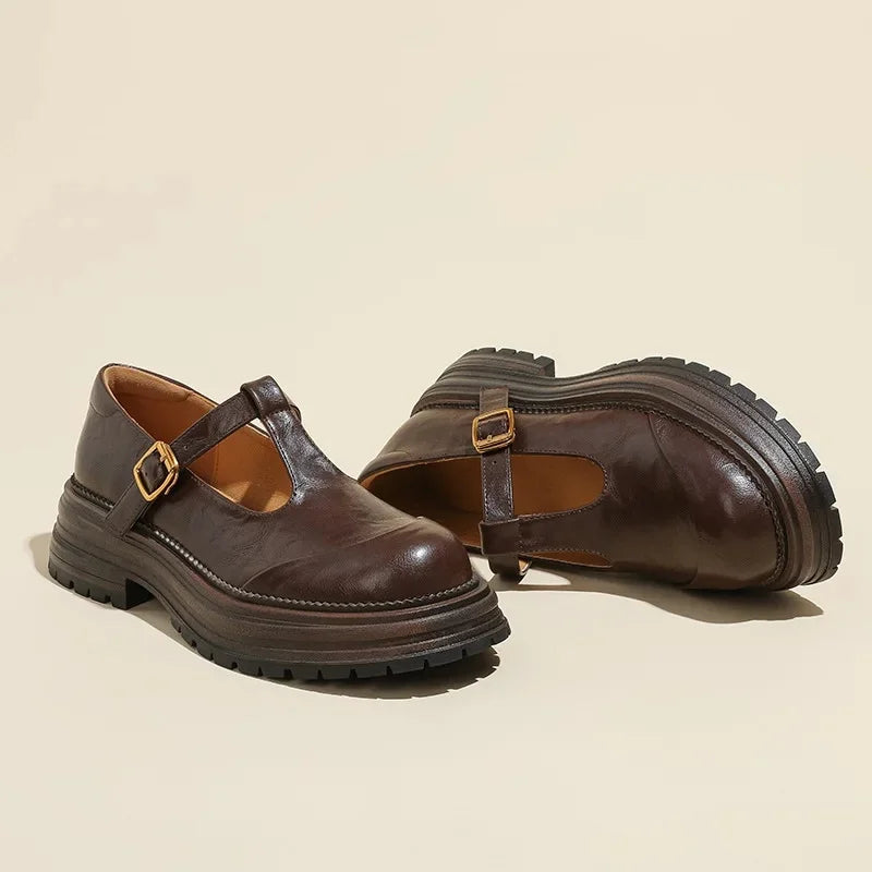 Chiara | Elegant Mary Jane Shoes in High-Quality Leather