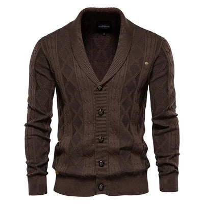 Harlow | Men's Cardigan with Button Closure