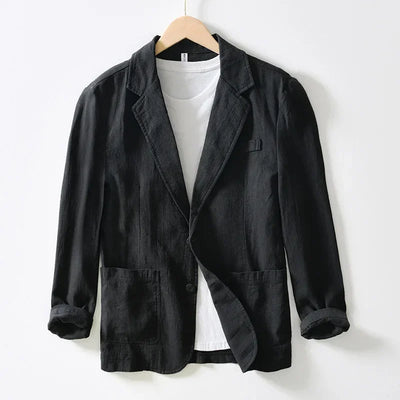 Miles | Cotton-Linen Blazer