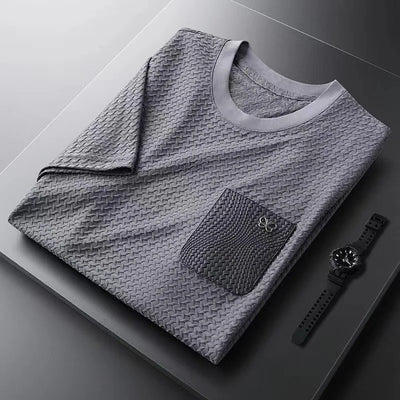 Waffle Knit Jacquard Shirt