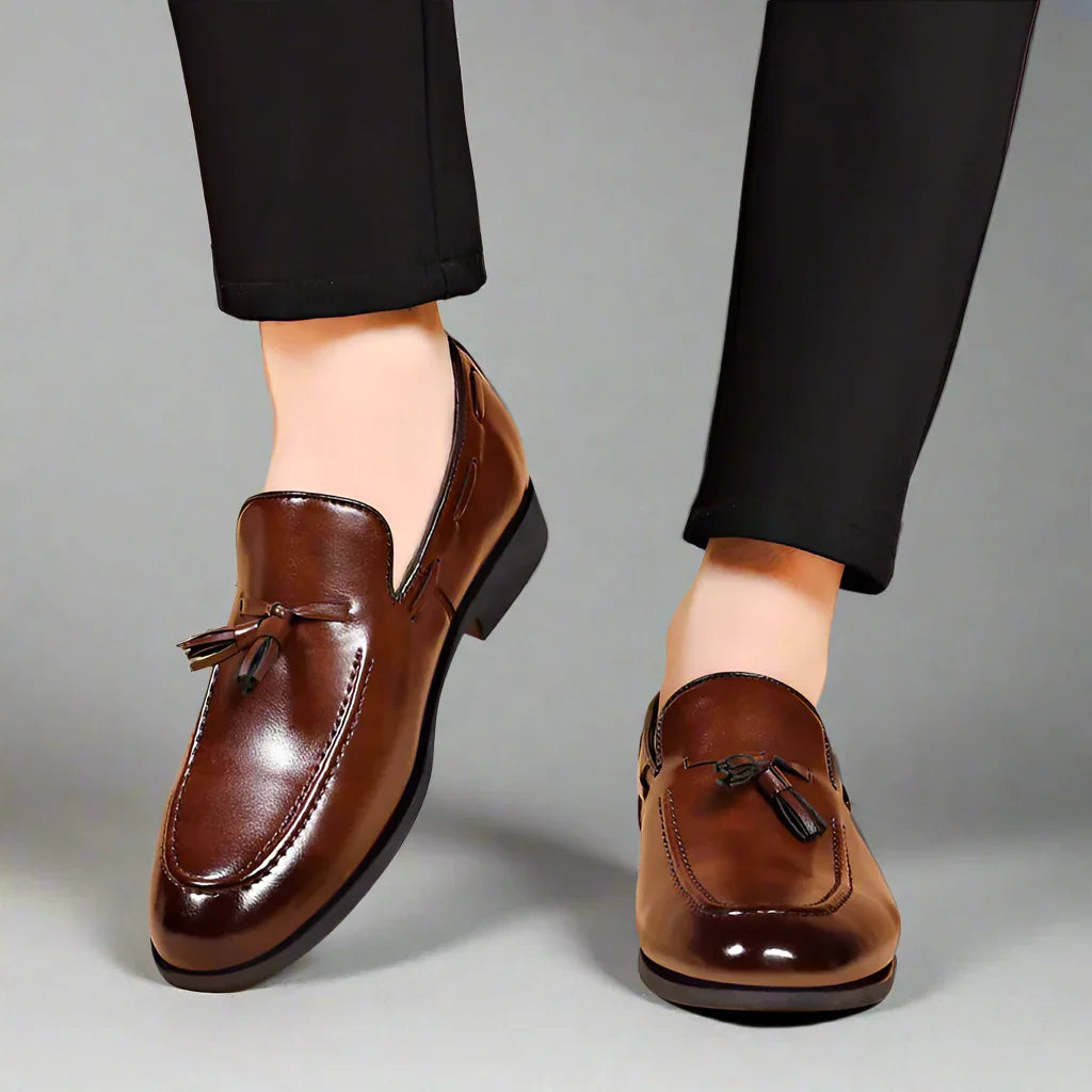 Santo Vieri Tassel Slip-On Loafers