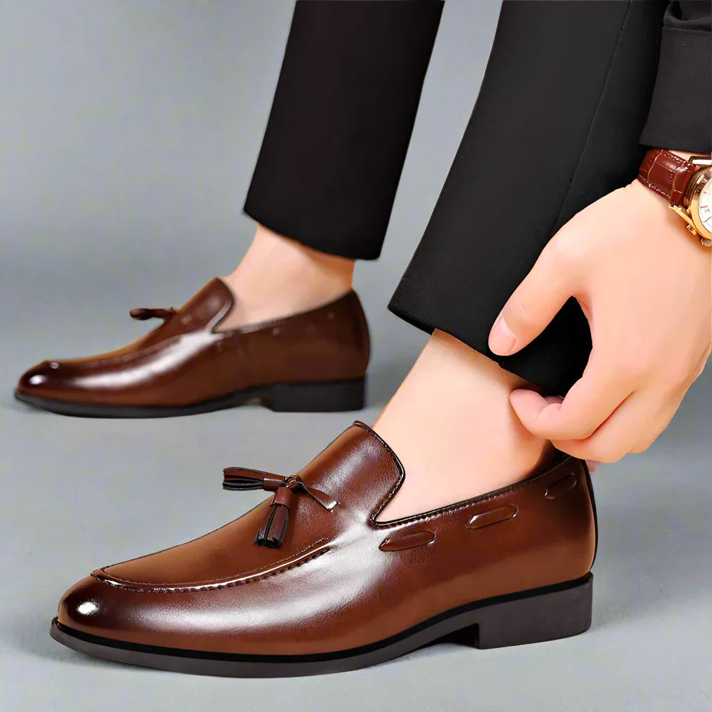 Santo Vieri Tassel Slip-On Loafers