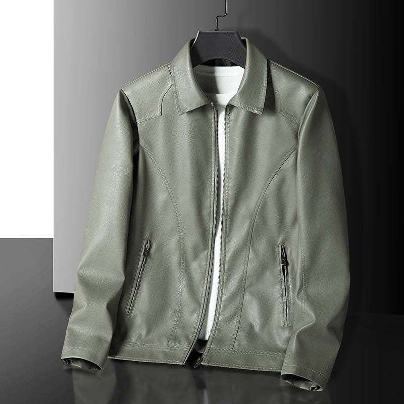 Classic Leather Biker Jacket